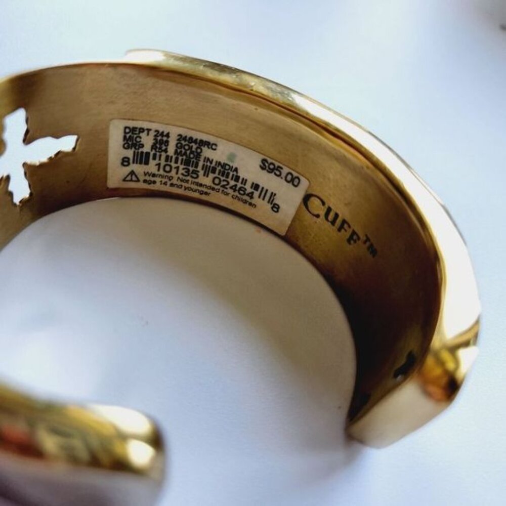 Cross Gold Bangle - image 2